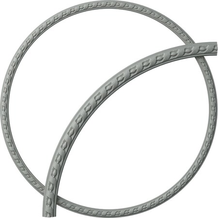 Ekena Millwork 54 1/4-in. OD x 50 1/4-in. ID x 2-in. W x 3/4-in. P Milton Running Leaf Ceiling Ring Kit CRK55MI
